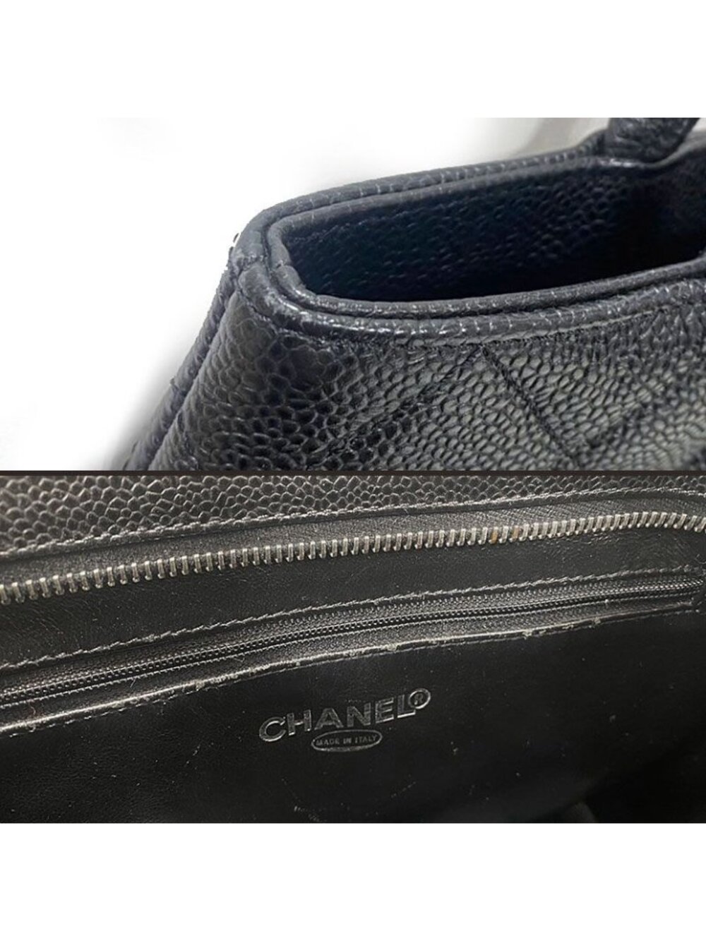 Chanel Medallion Tote Bag Caviar Leather - Picture 7 of 8